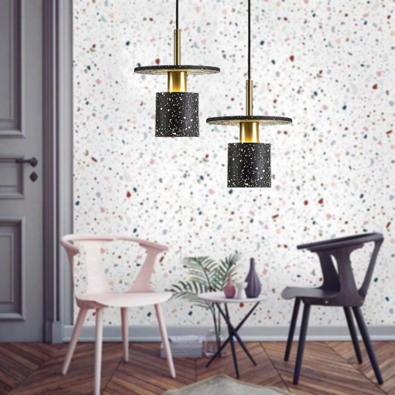 Switching Coffee To Tea - Nordic Water Grinding Stone Pendant Lamps
