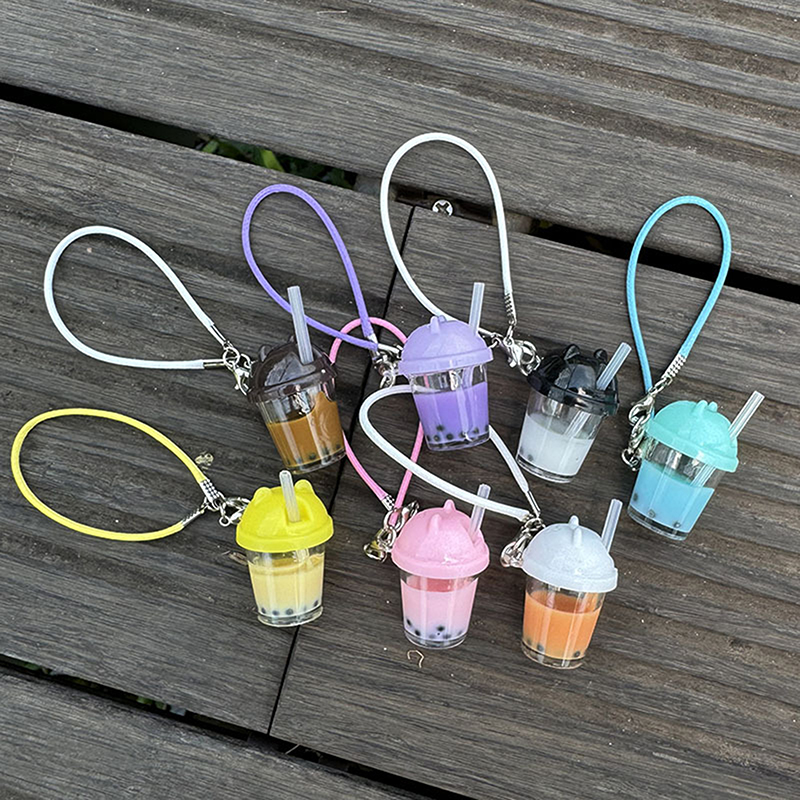 Coffee Tea Bags - Cute Pearl Milk Tea Bag Charm