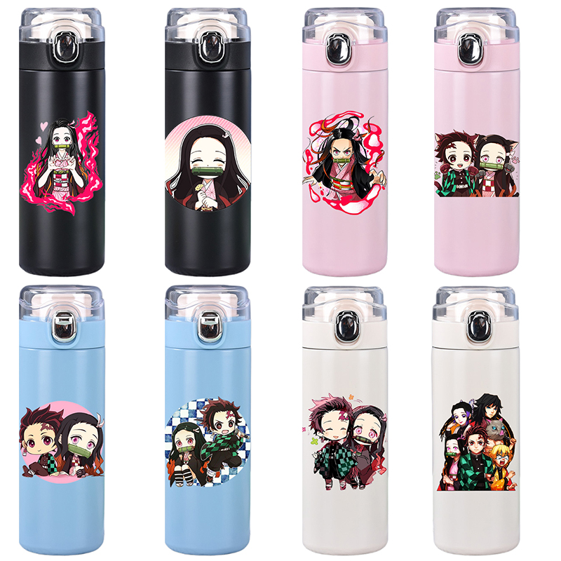 Coffee Tea Warmer - Anime Demon Slayer Printed 400ml Thermos