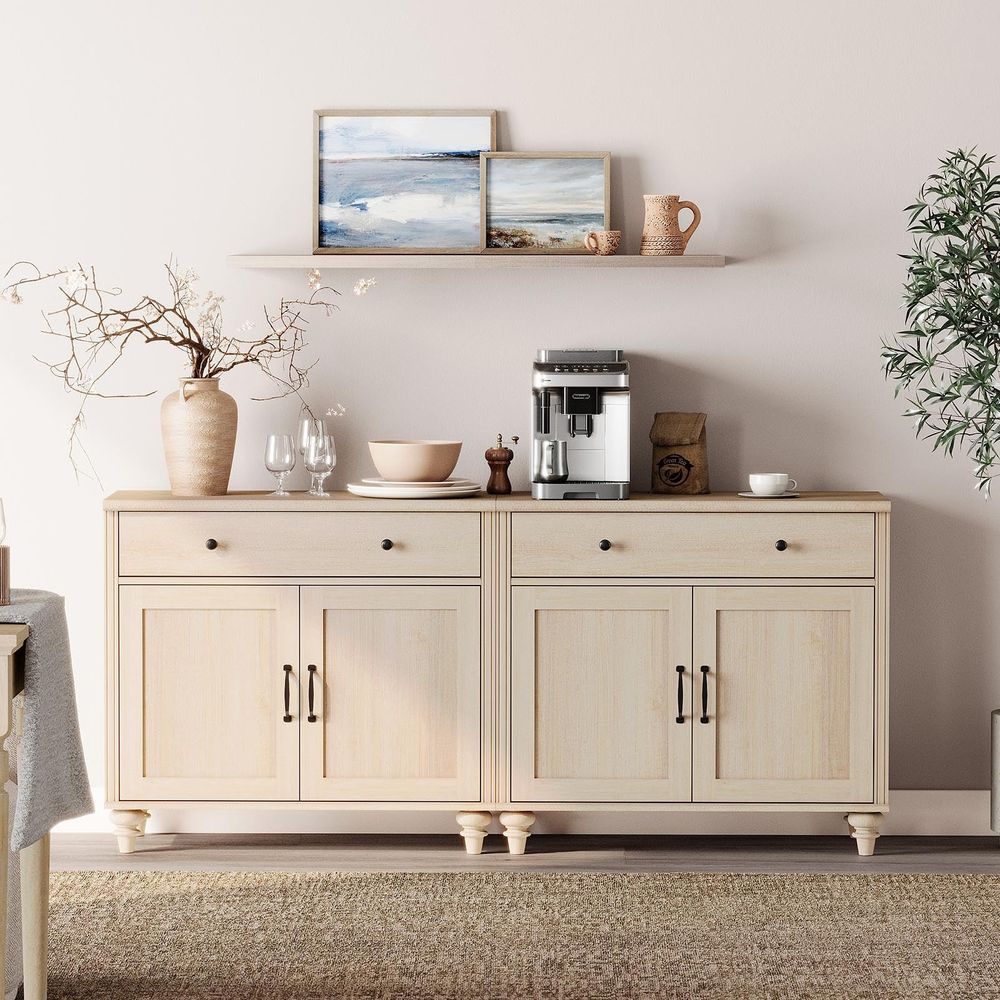 Coffee & Tea Garden Lincoln Menu - Buffet Cabinet with 4 Doors and
