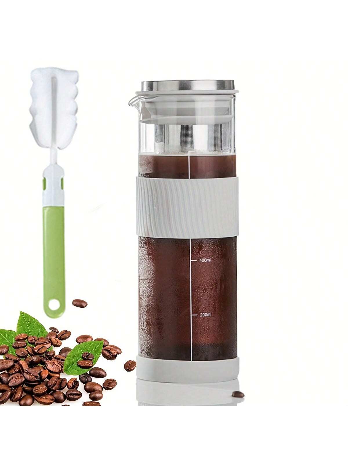 Coffee And Tea Glass - Cold Brew Coffee & Iced-Tea Maker