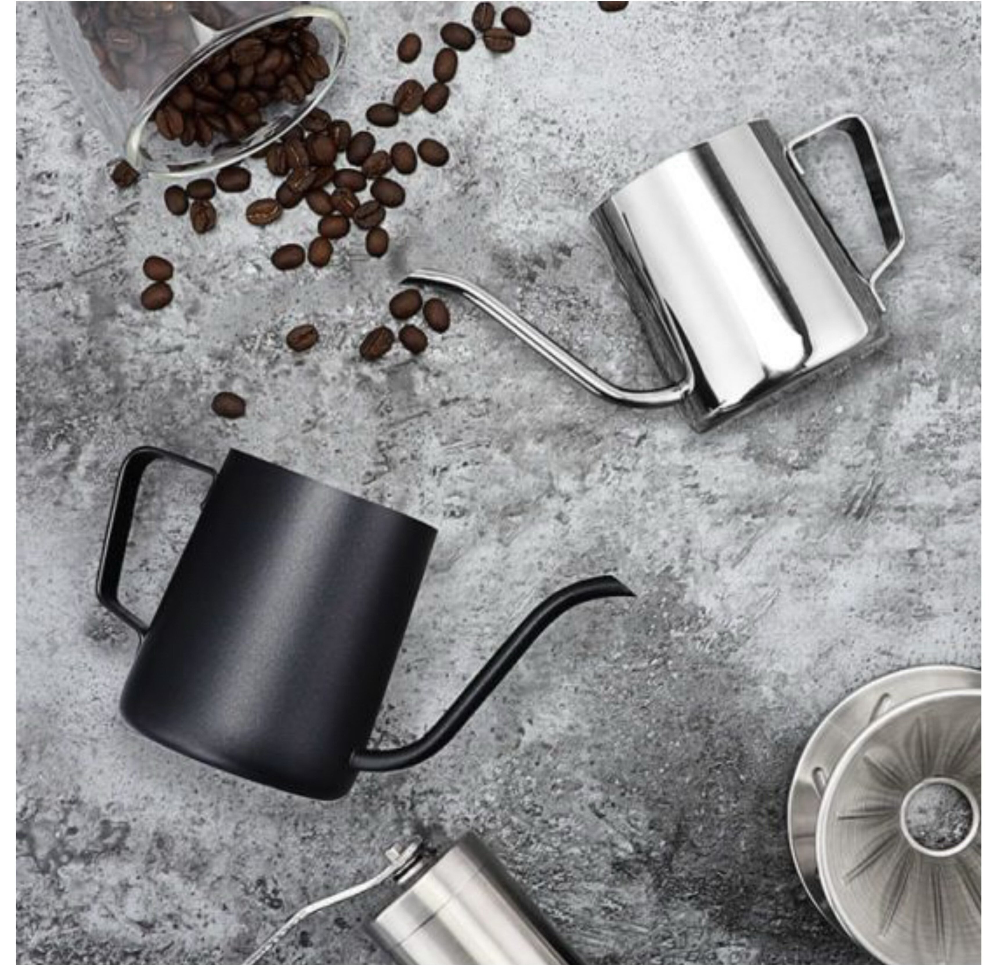 Coffee Tea Pots - 304 stainless steel gooseneck kettle coffee