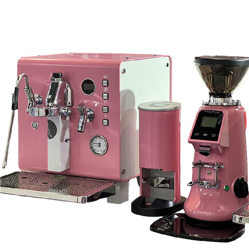 Coffee & Tea Garden Lincoln Menu - Coffee Machine Professional Pink Semi-Auto Espresso