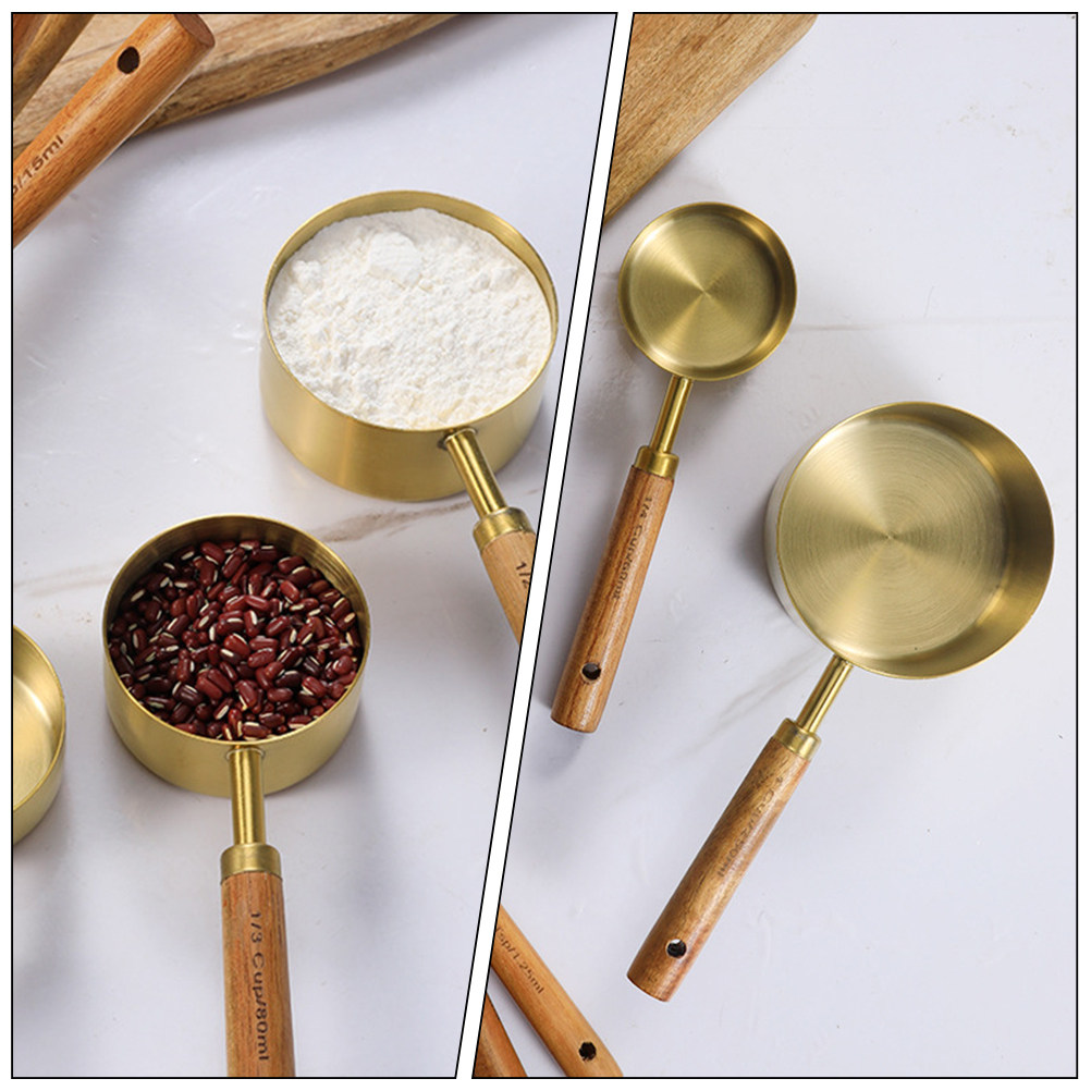 Coffee Tea And Sugar Set - 4Pcs Stainless Steel Measuring Spoons Set