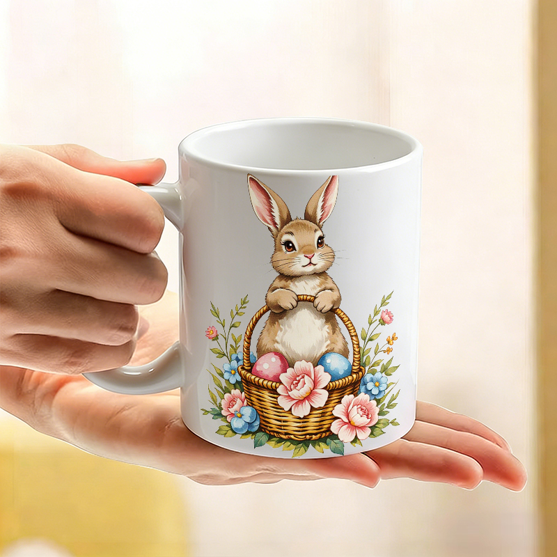 1PCS Easter Bunny Egg Basket C - Coffee Tea Gift Basket 评论和价格