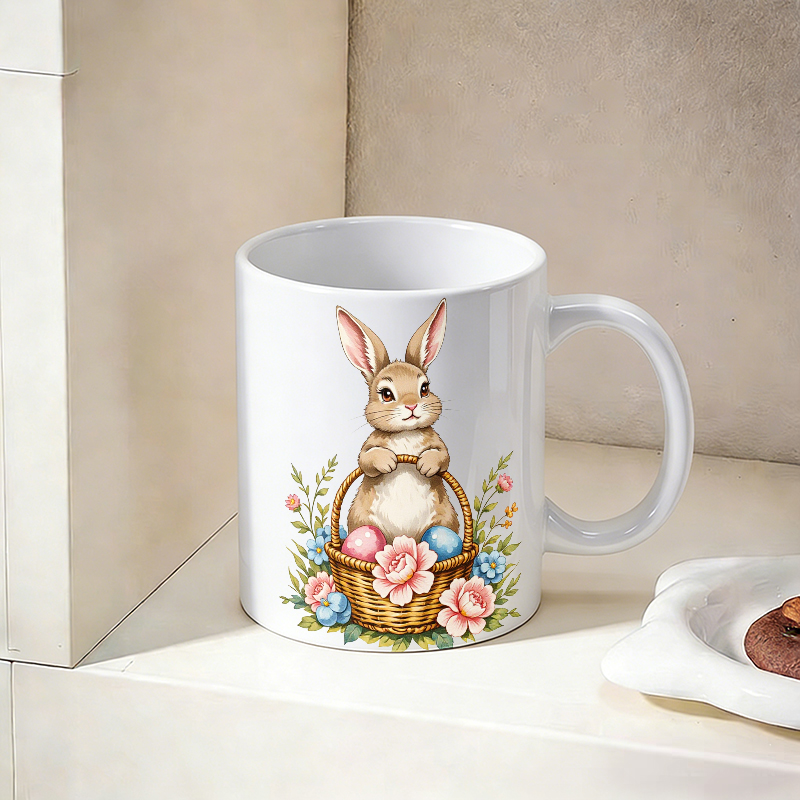 1PCS Easter Bunny Egg Basket C - Coffee Tea Gift Basket 评论和价格
