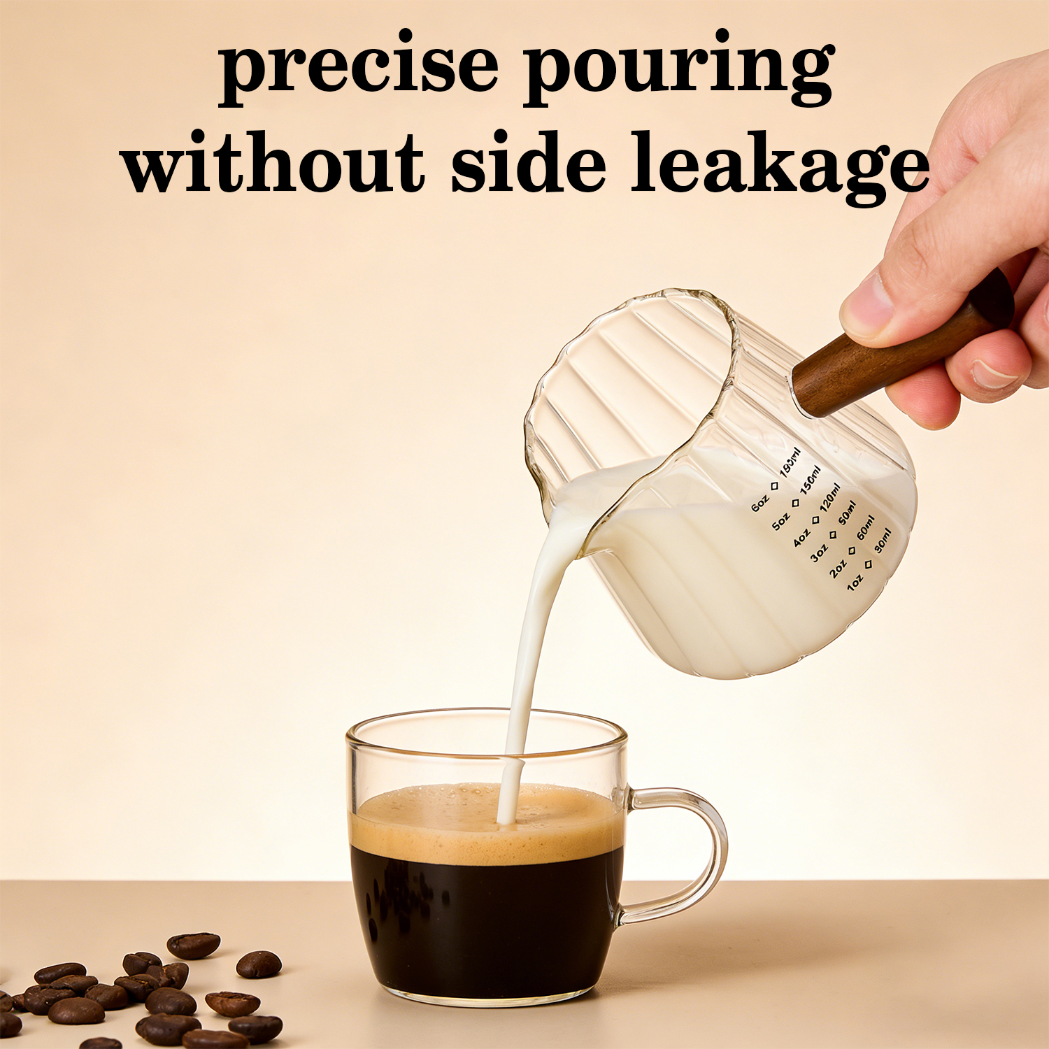 OANKR 6 oz Glass Measuring Cup - Coffee And Tea Glass 评论和价格