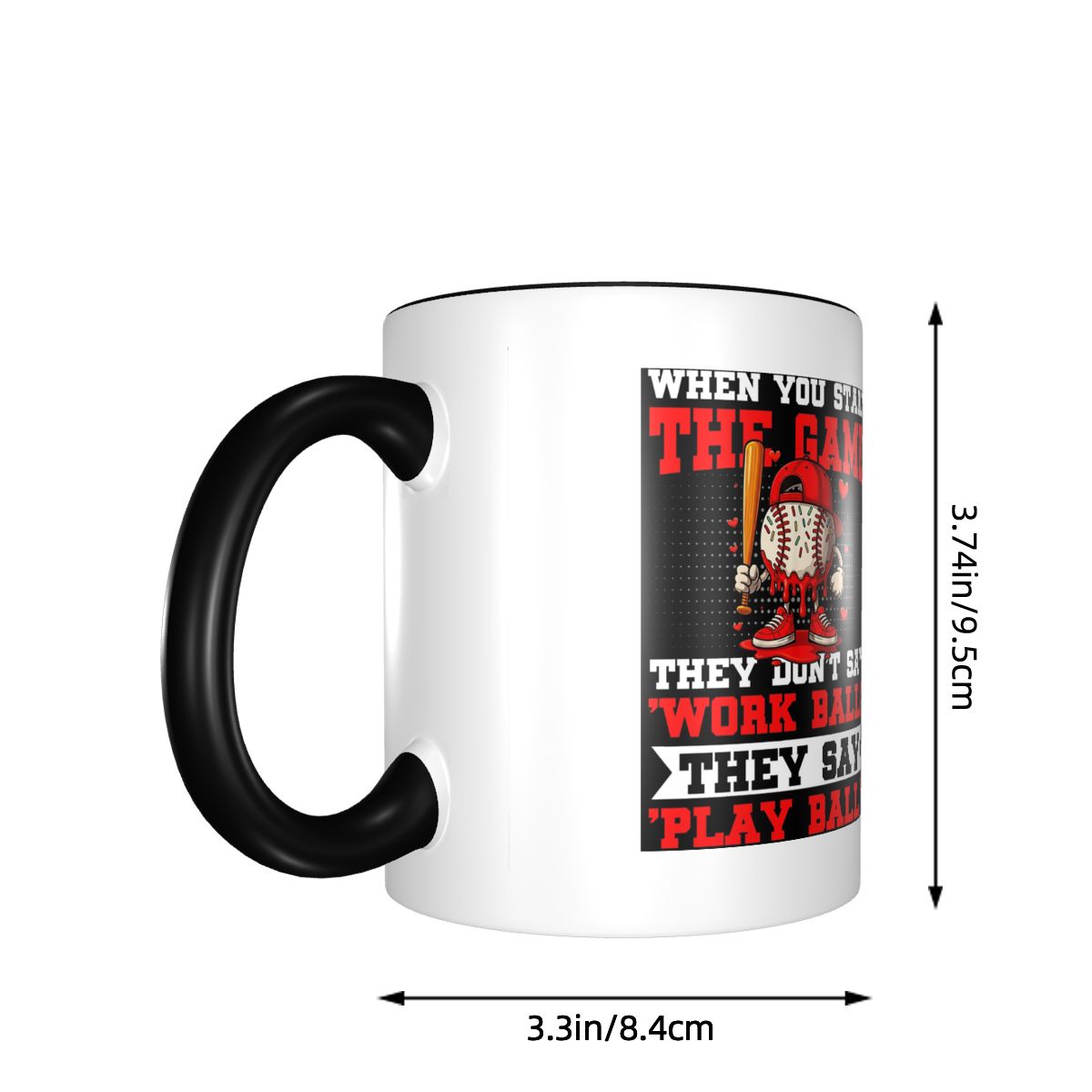 They Say Play Ball Baseball Qu - Tea Coffee Quotes Sayings 评论和价格