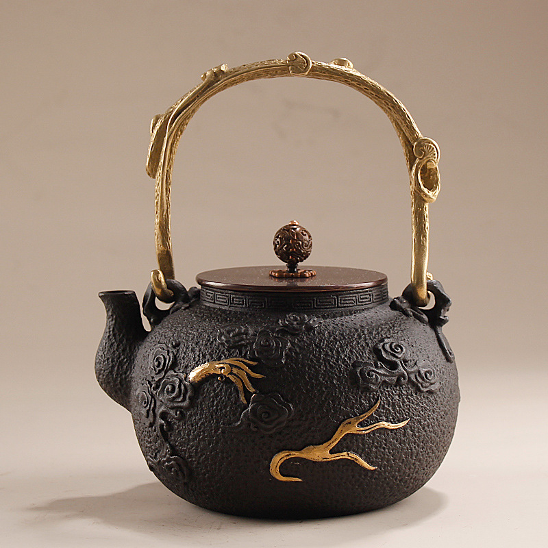 1.3LCast Iron Water LETTLE/Gon - Cast Iron Teapot 评论和价格