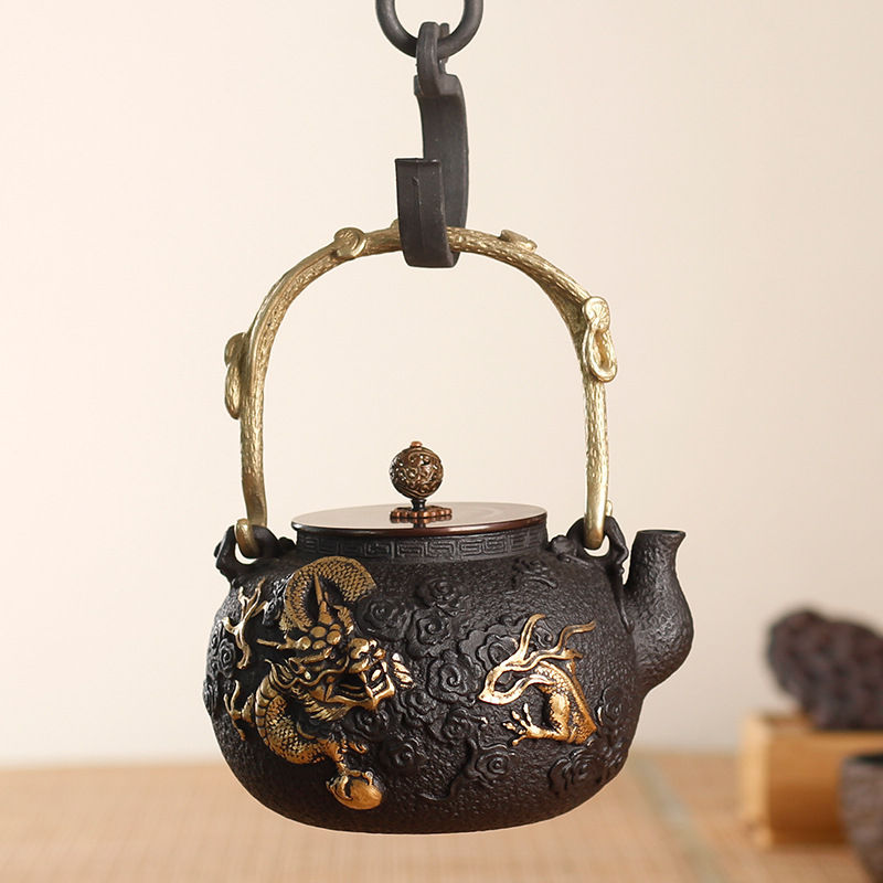 1.3LCast Iron Water LETTLE/Gon - Cast Iron Teapot 评论和价格
