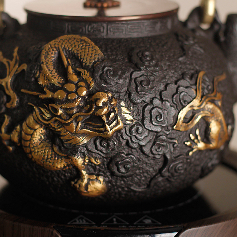 1.3LCast Iron Water LETTLE/Gon - Cast Iron Teapot 评论和价格