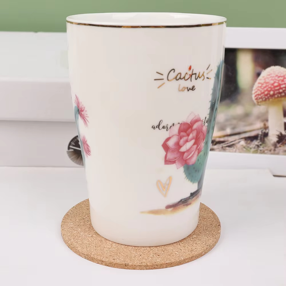 10PCS Cup Mat Natural Round Wo - Coffee Tea Station 评论和价格