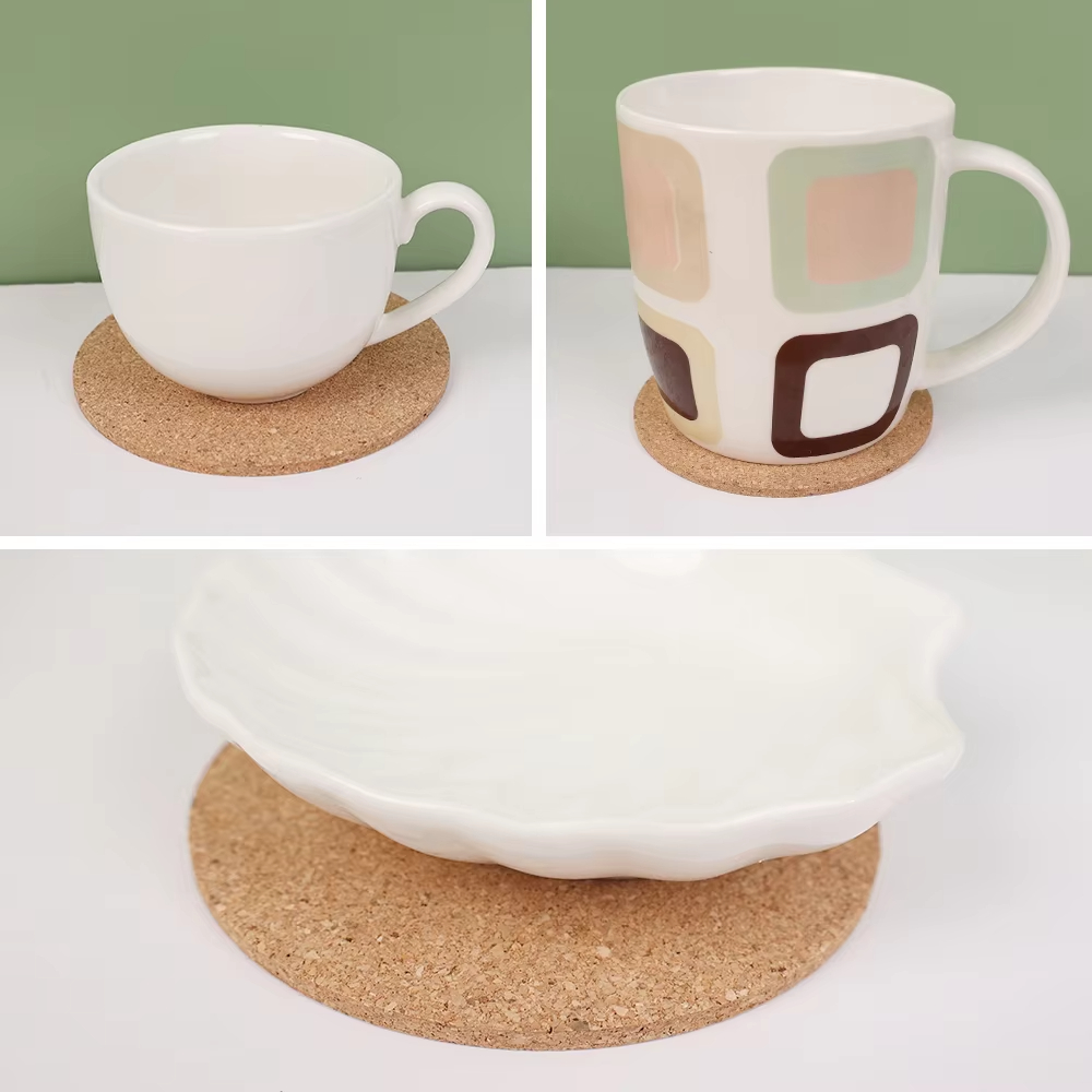 10PCS Cup Mat Natural Round Wo - Coffee Tea Station 评论和价格