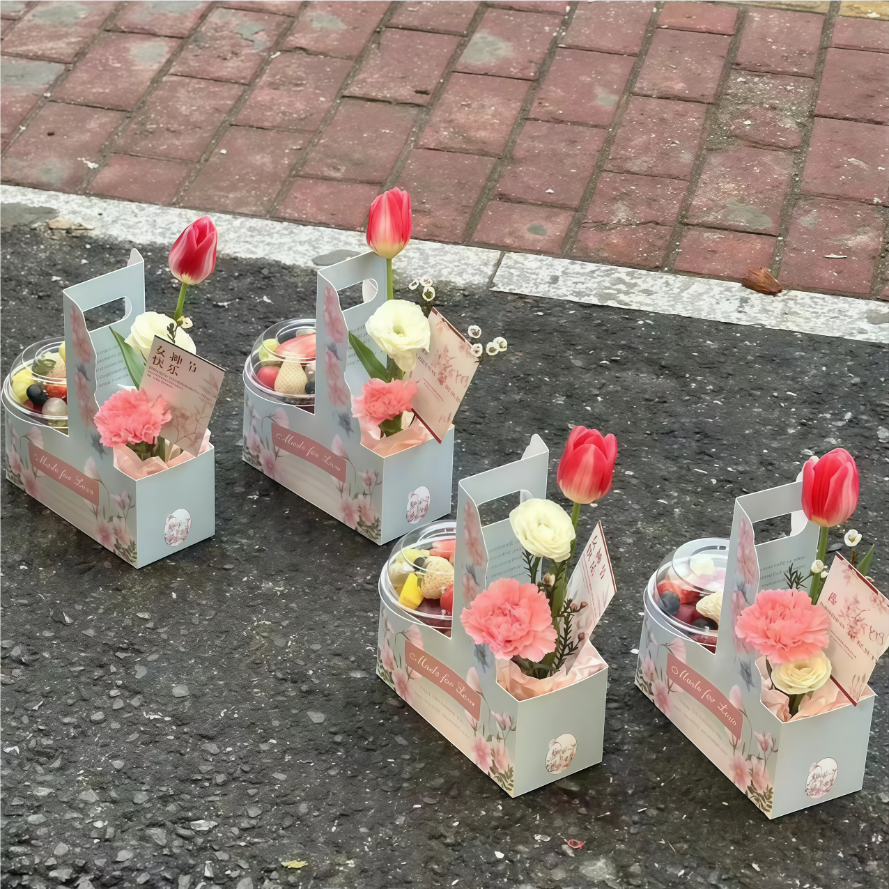 Handheld Coffee Flower Box Tea - Coffee Tea Gift Basket 评论和价格