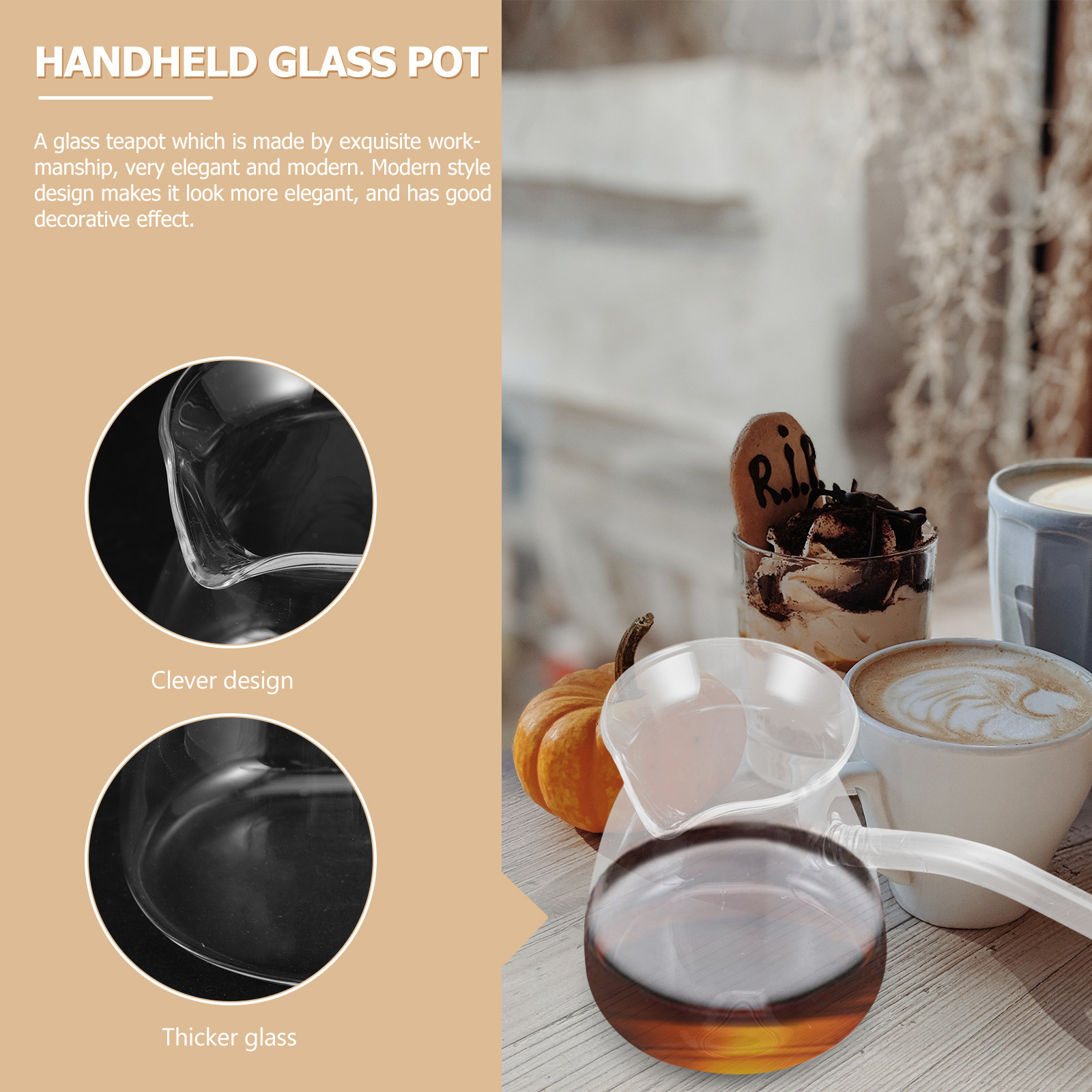Thickened Glass Tea Pot Resist - Coffee Tea Pots 评论和价格