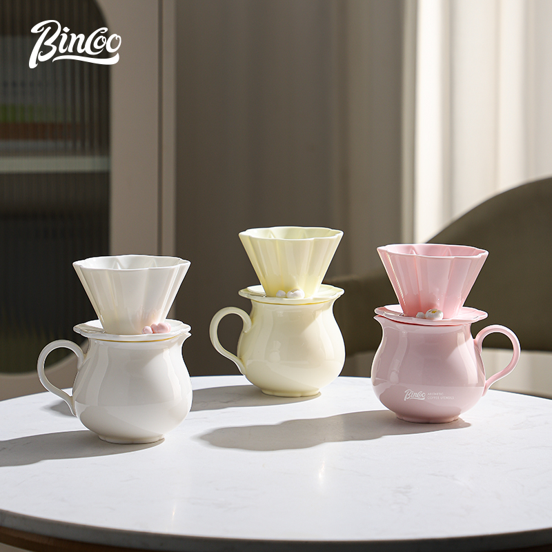 Bincoo-Ceramic Hand Brewing Po - Coffee Tea Pots 评论和价格