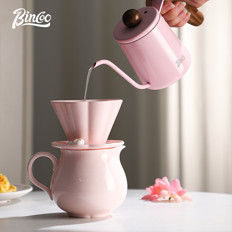 Bincoo-Ceramic Hand Brewing Po - Coffee Tea Pots 评论和价格