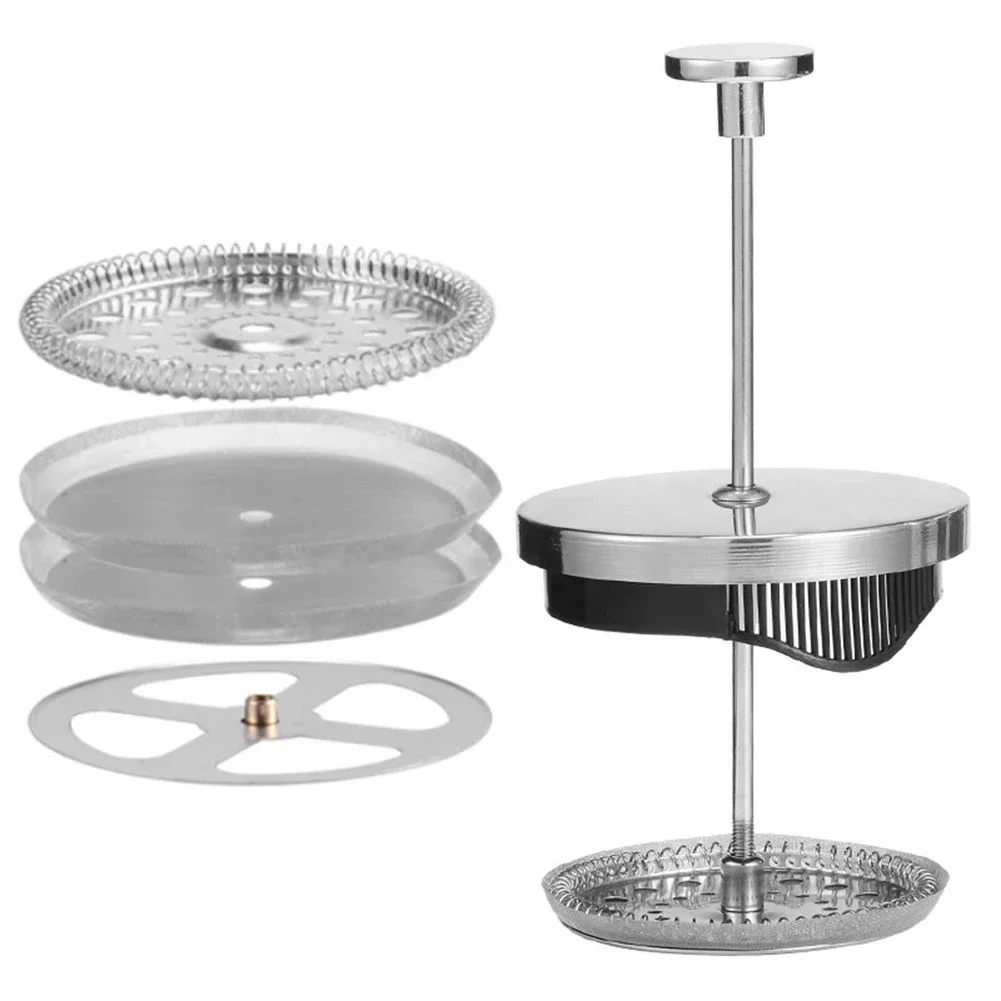 4 Pcs Stainless Steel French P - French Press Coffee & Tea 评论和价格
