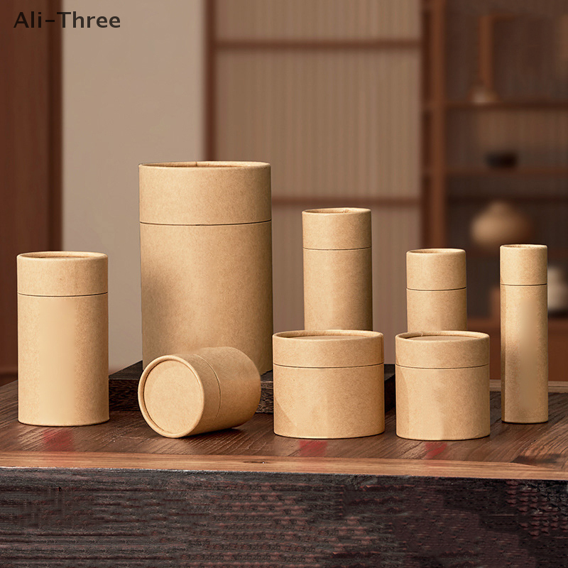 1PCS Kraft Paperboard Tubes Ro - Coffee Tea Box 评论和价格
