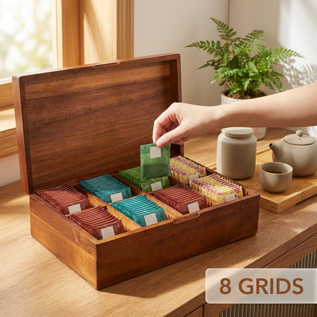 Tea Box Storage Hotel Tea Bag  - Coffee Tea Station 评论和价格