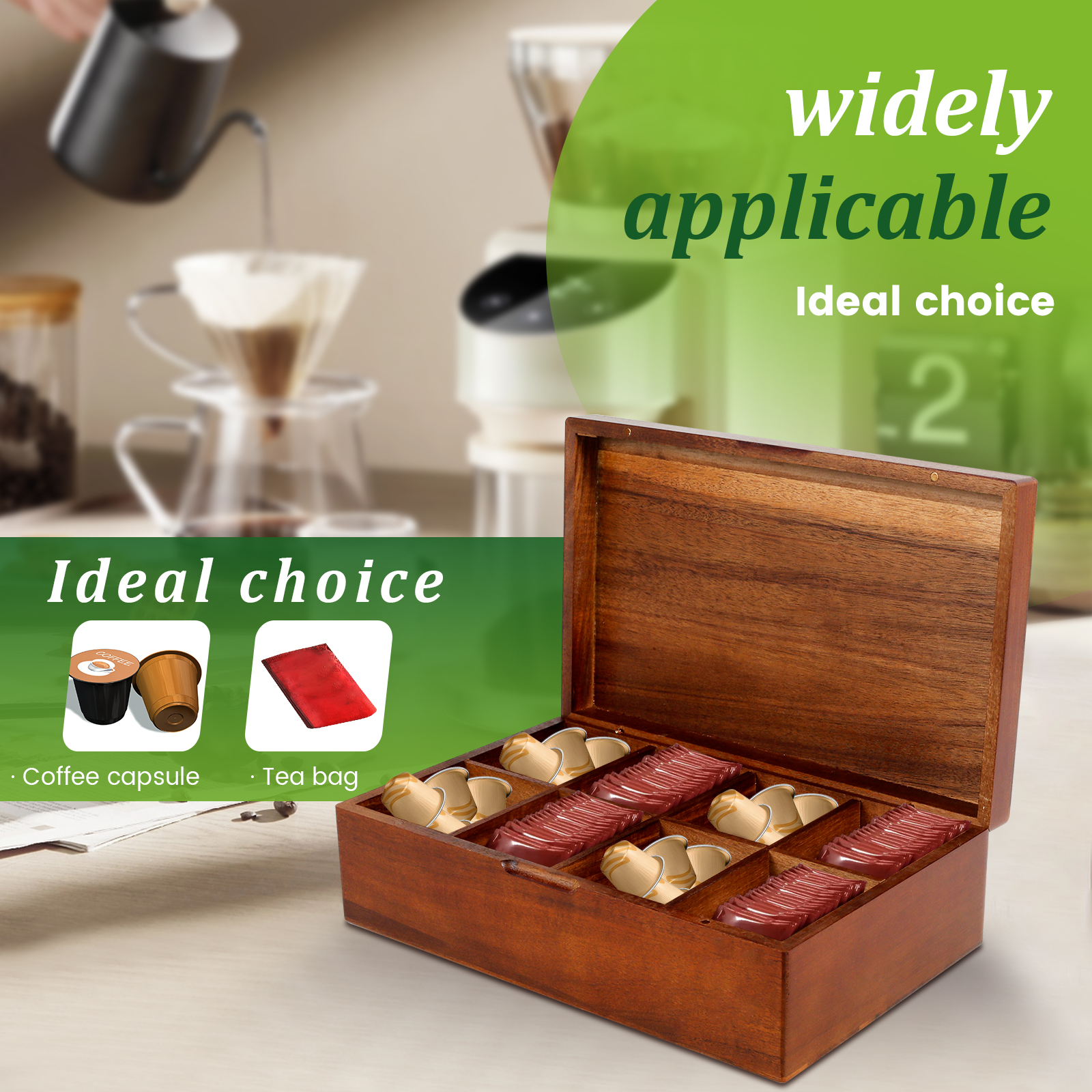 Tea Box Storage Hotel Tea Bag  - Coffee Tea Station 评论和价格