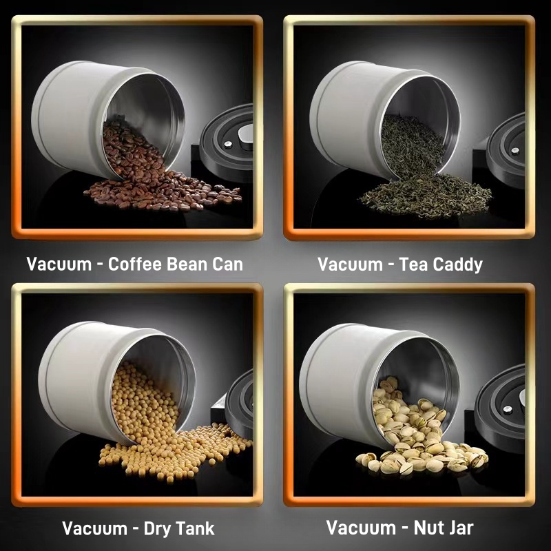 Vacuum sealed can, press vacuu - Coffee Tea Box 评论和价格