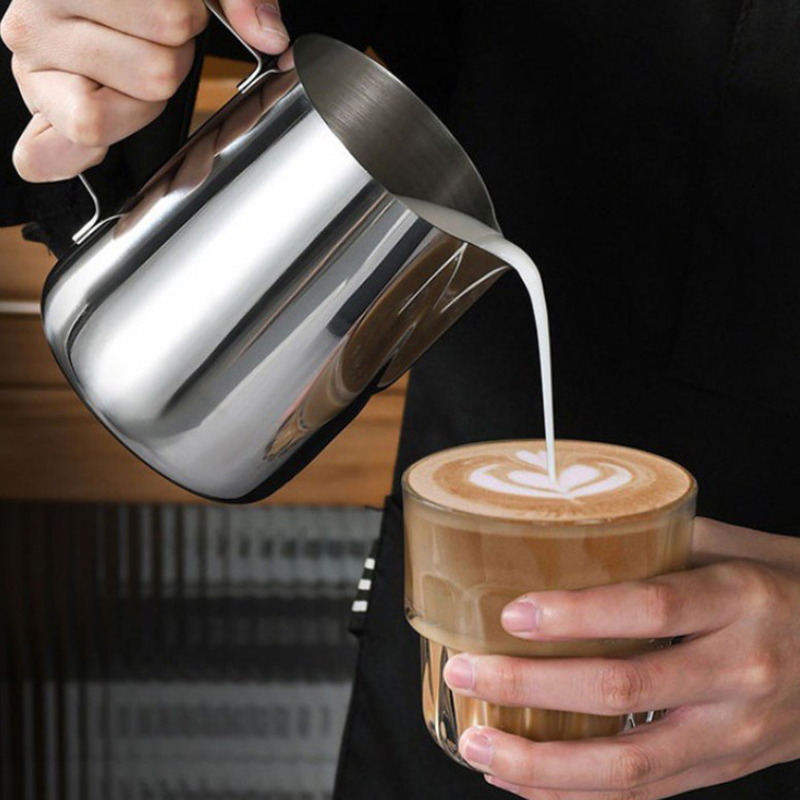 Stainless Steel Milk Frothing  - Barista Milk Jug 评论和价格
