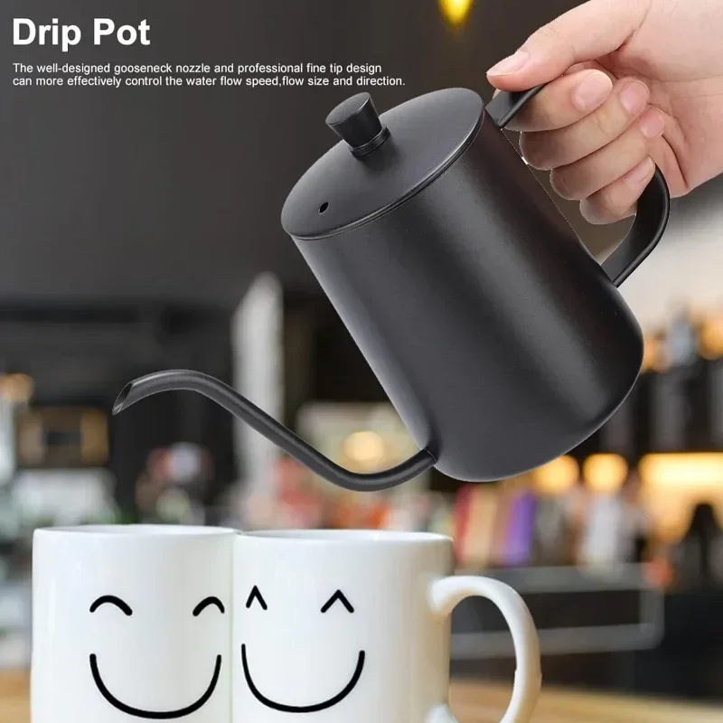 350/600ML Stainless Steel Drip - Coffee Tea Pots 评论和价格
