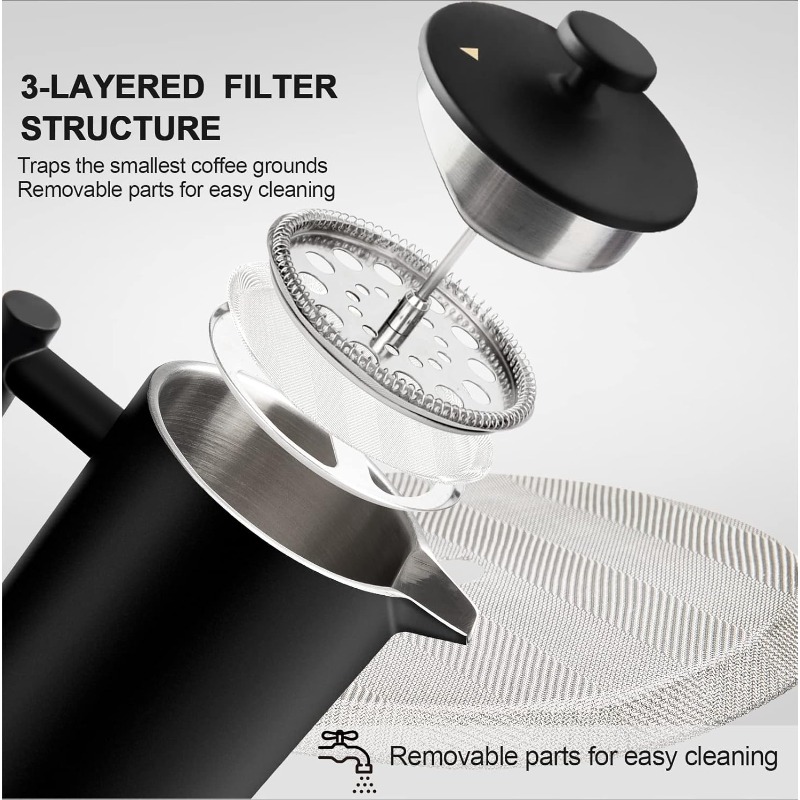 French Press Coffee Maker 34 O - French Press Coffee & Tea 评论和价格