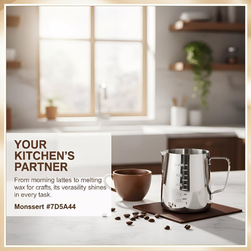 Milk Frothing Pitcher Stainles - Barista Milk Jug 评论和价格