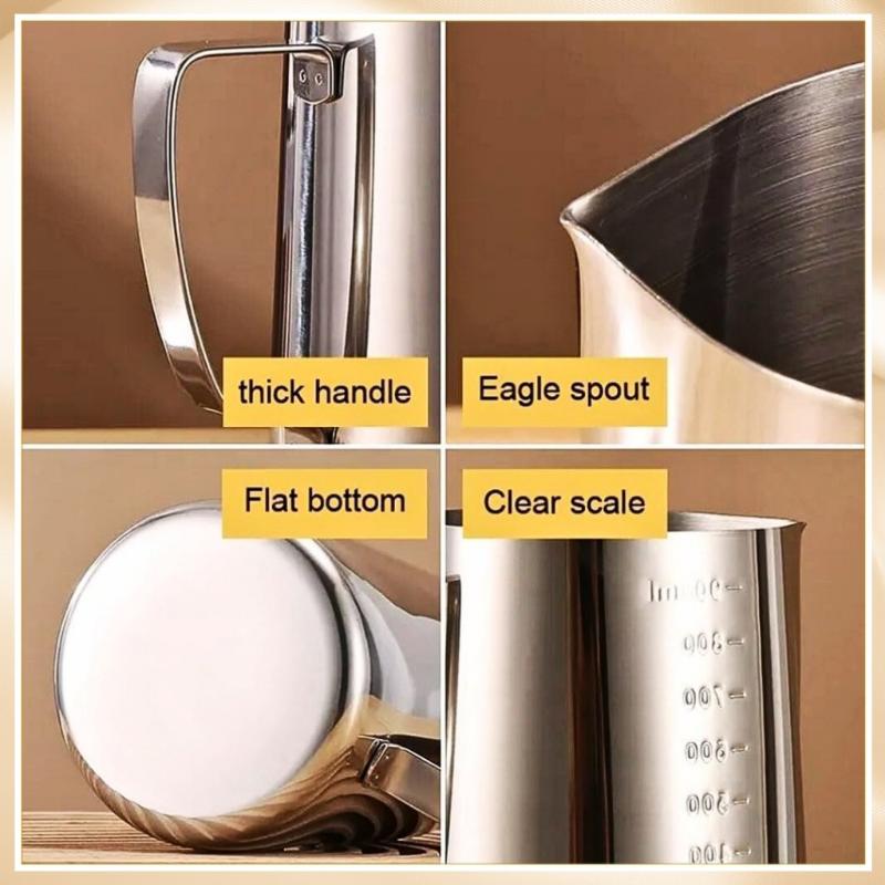 Milk Frothing Pitcher Stainles - Barista Milk Jug 评论和价格