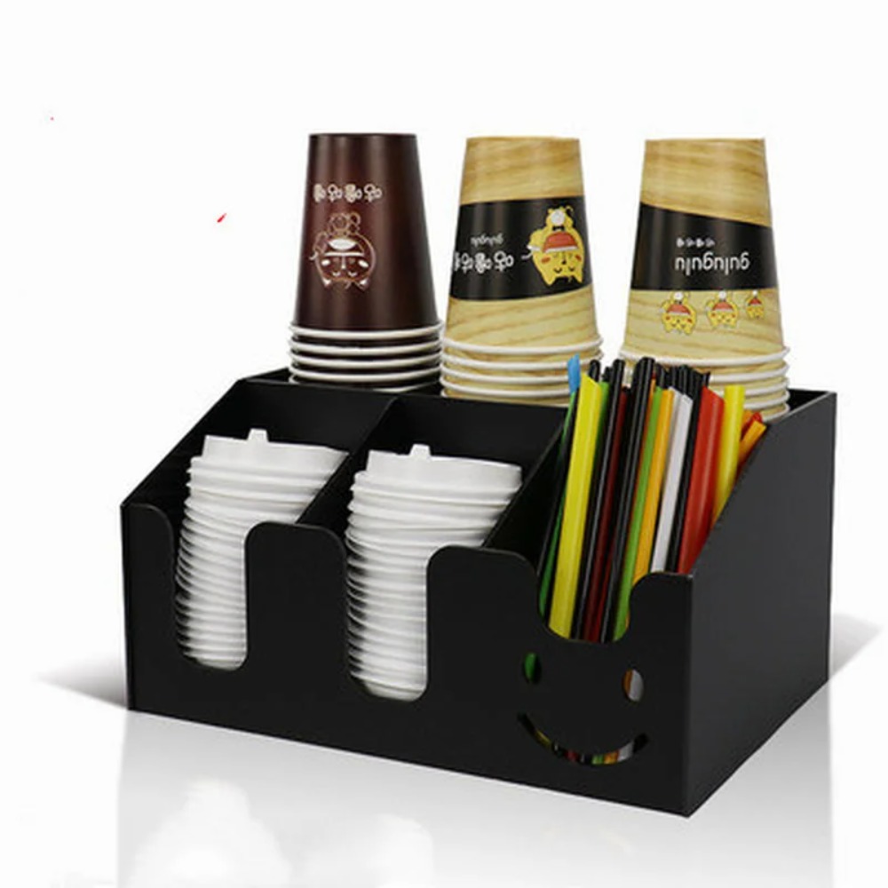 Home Decor Black Acrylic Cup H - Coffee Tea Box 评论和价格