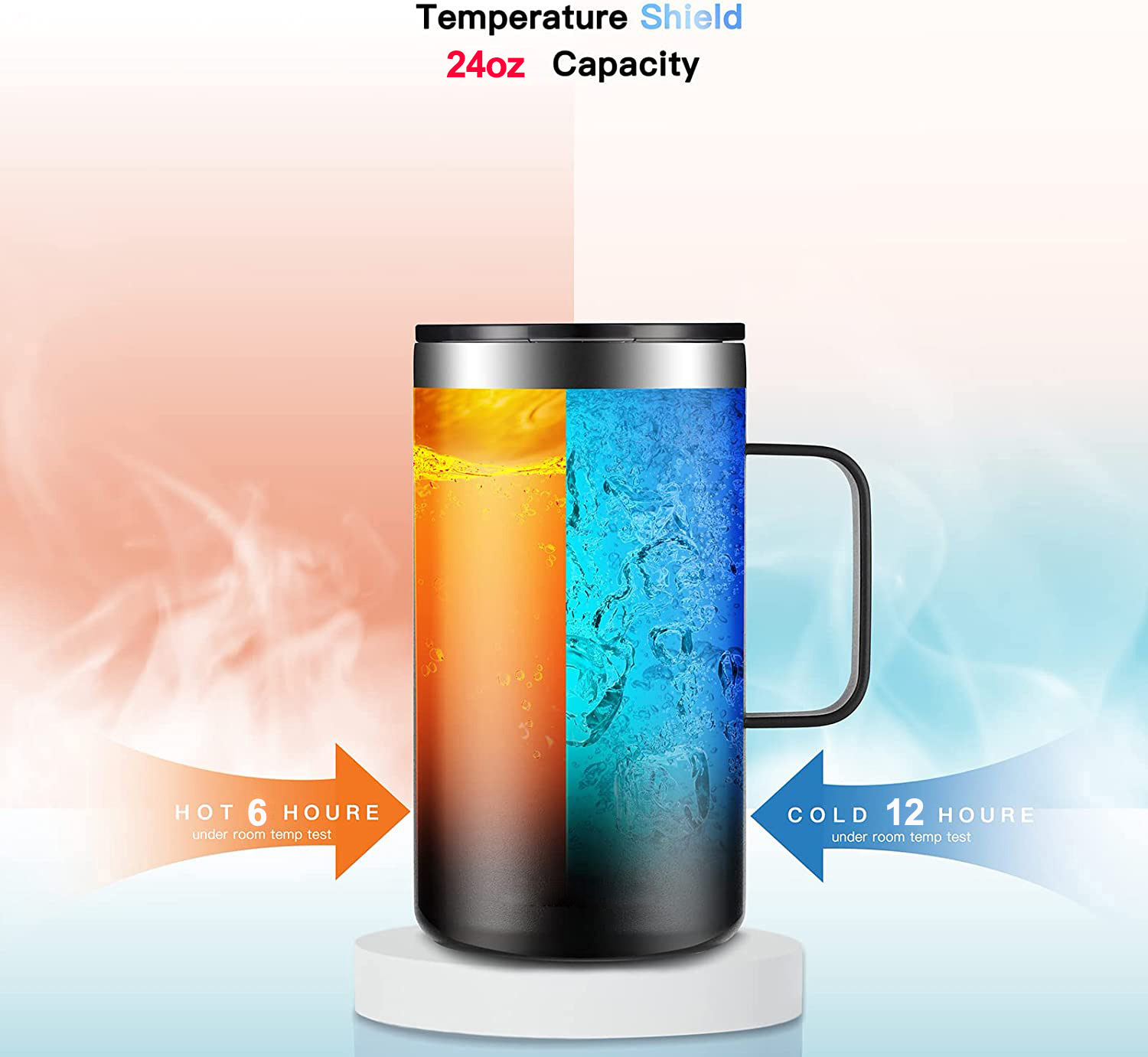 680ml Stainless Steel Coffee C - Coffee Tea Warmer 评论和价格
