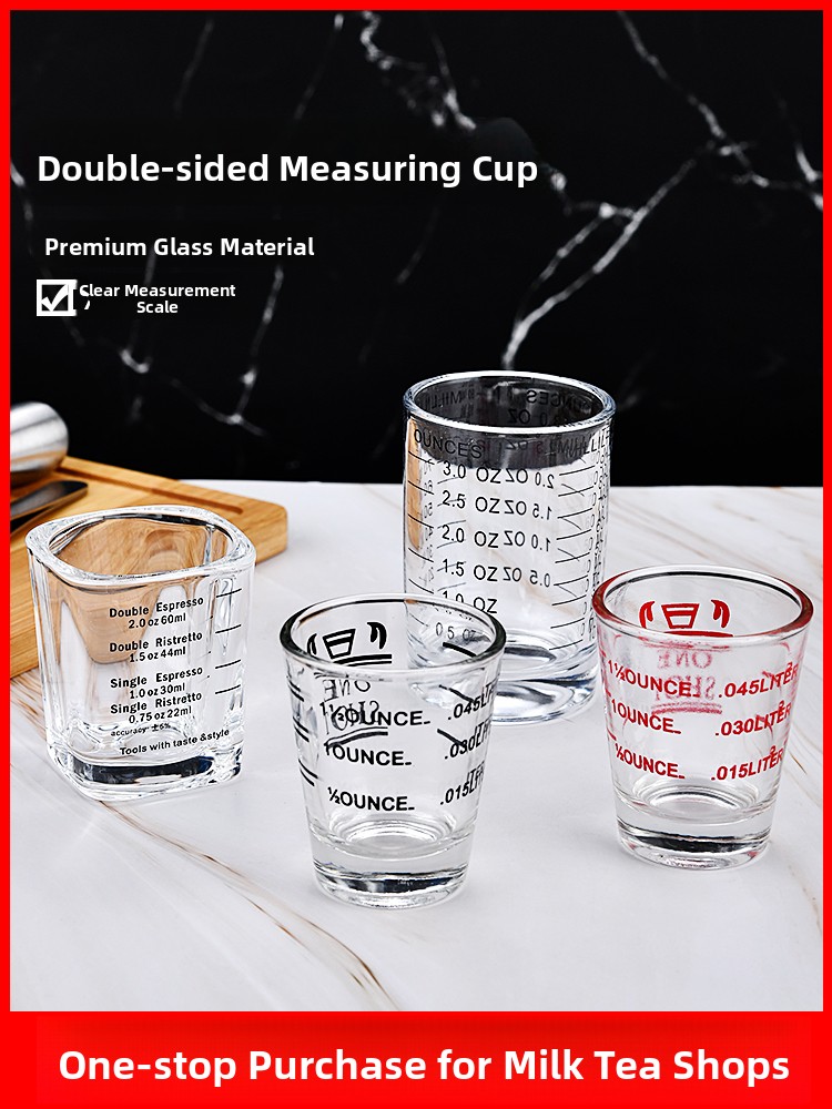 Glass Ounce Cup Double Headed  - Coffee And Tea Glass 评论和价格