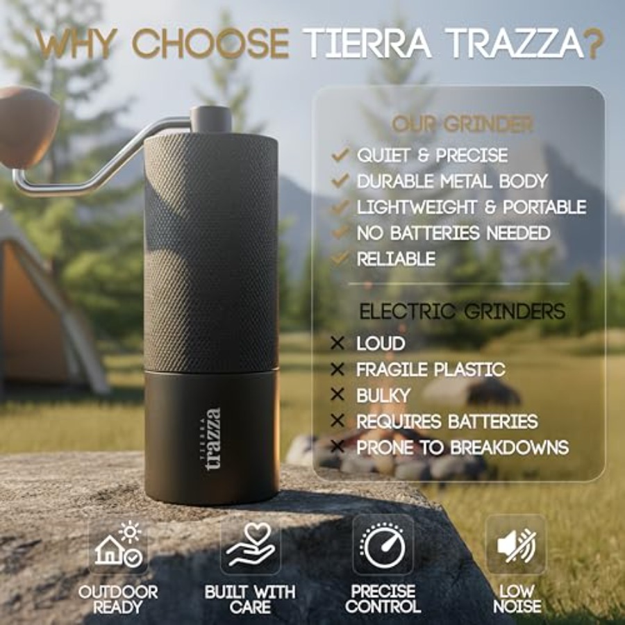 Manual Coffee Grinder, Conical - Coffee & Tea Garden Lincoln Menu 评论和价格