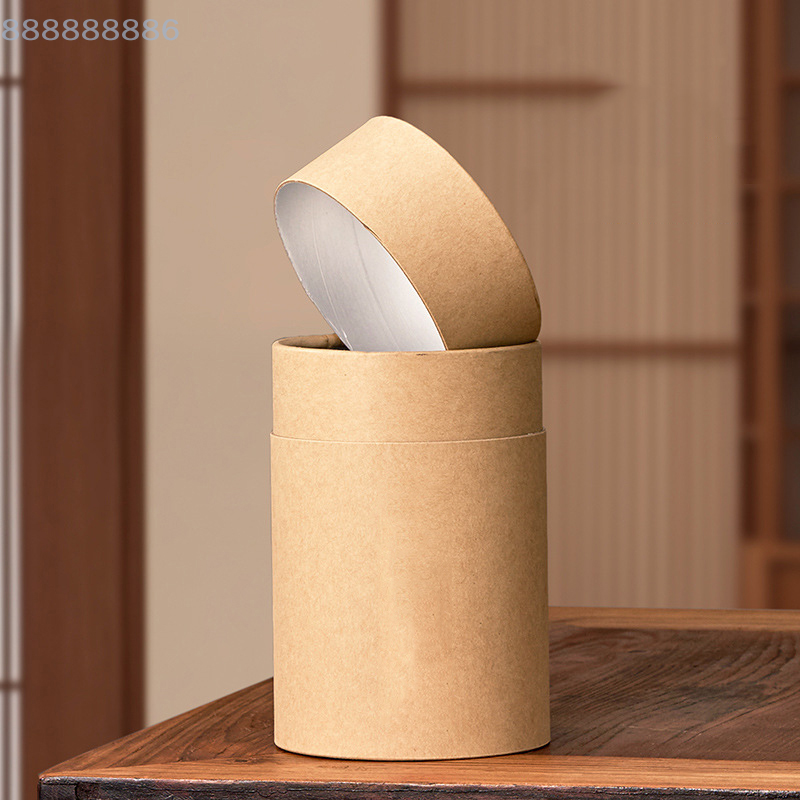 1PCS round Kraft Paperboard Tu - Coffee Tea Box 评论和价格
