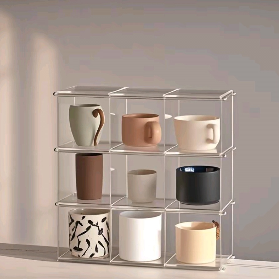 Acrylic Display Shelf Cups Sto - Coffee Tea Station 评论和价格