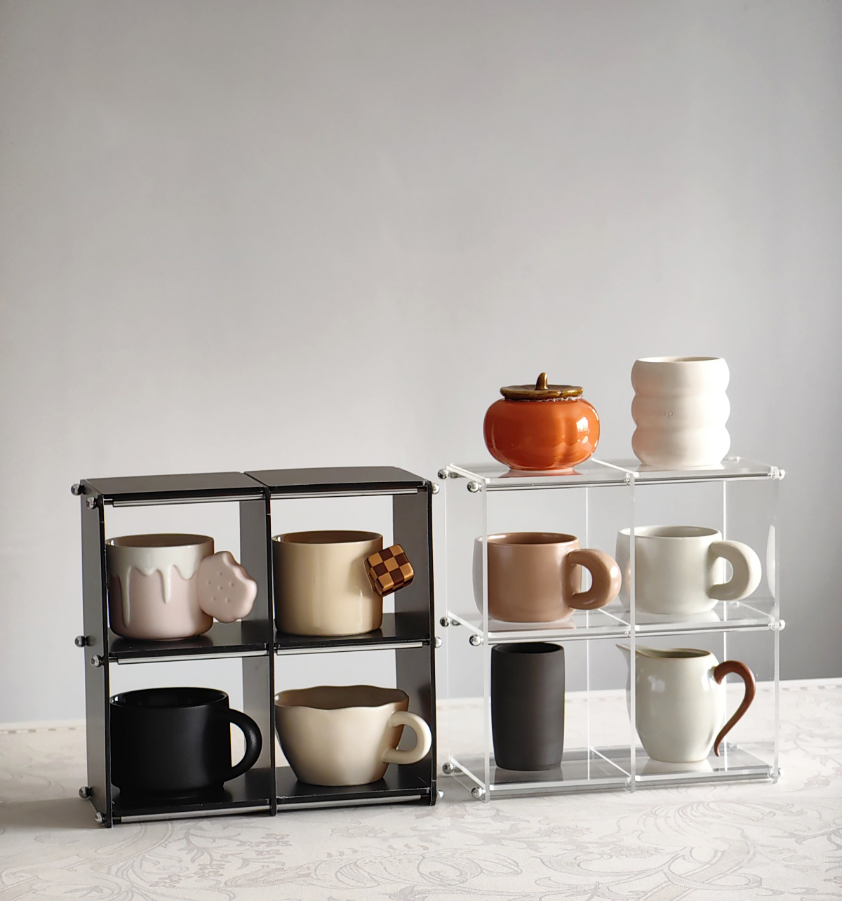 Acrylic Display Shelf Cups Sto - Coffee Tea Station 评论和价格