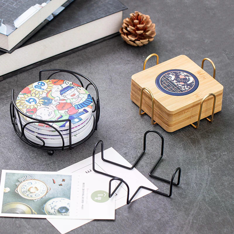 Coaster Holder Mat Storage Rac - Coffee Tea Station 评论和价格