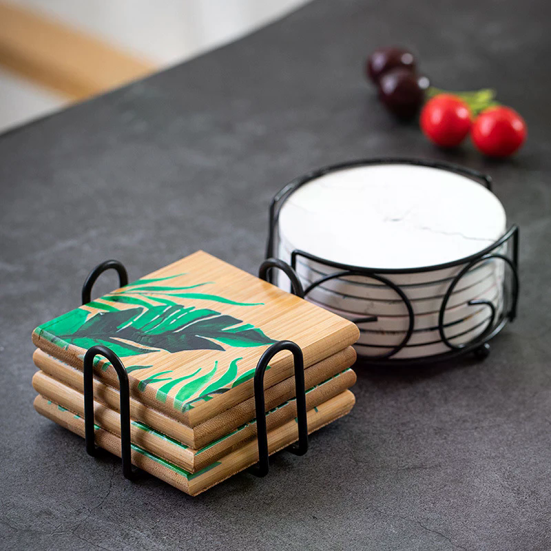 Coaster Holder Mat Storage Rac - Coffee Tea Station 评论和价格