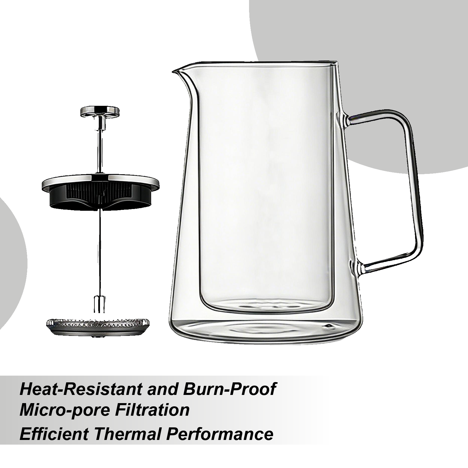 Coffee Presses Glass Stainless - French Press Coffee & Tea 评论和价格