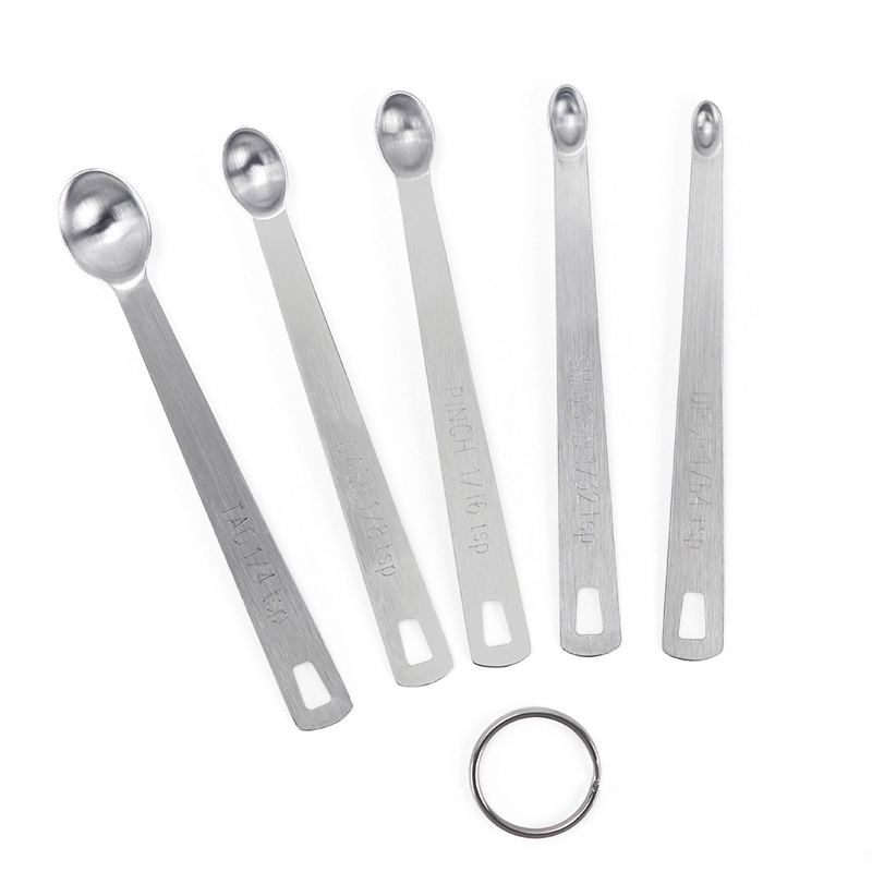 5pcs/Set Small Measuring Spoon - Coffee Tea Catering 评论和价格