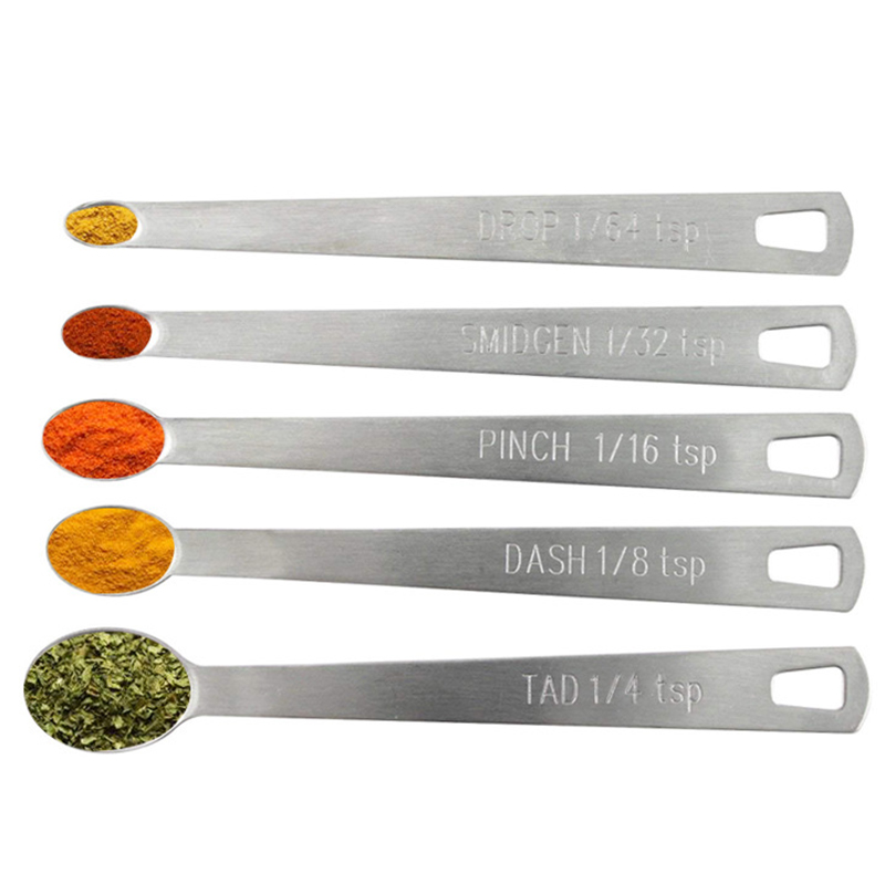 5pcs/Set Small Measuring Spoon - Coffee Tea Catering 评论和价格