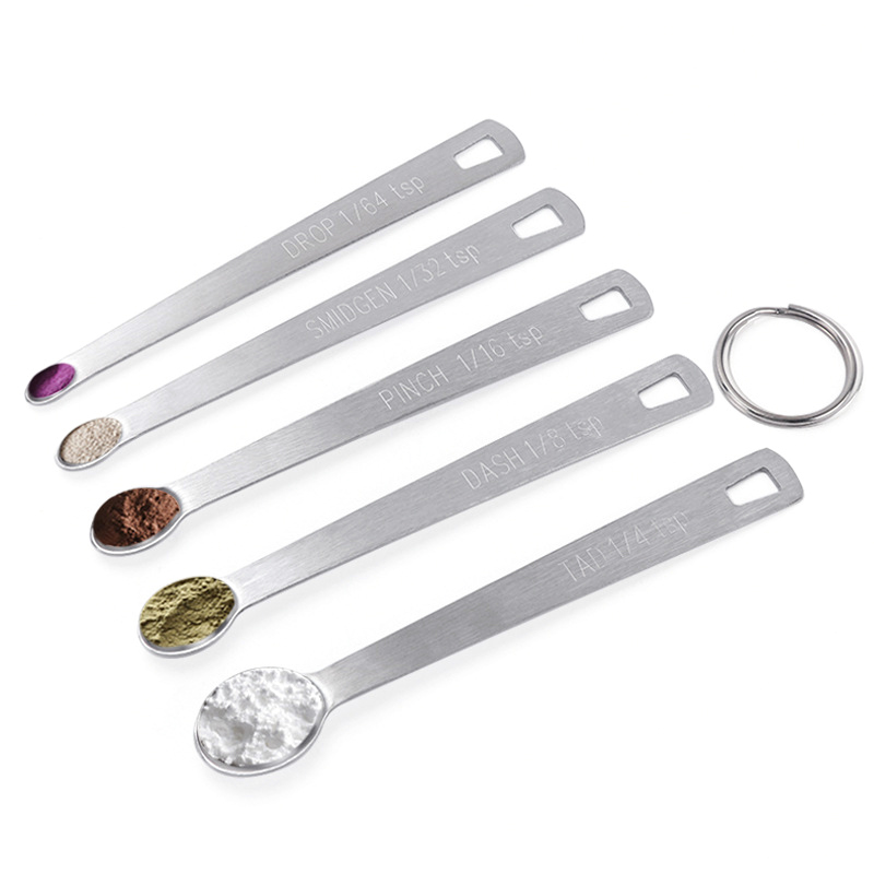 5pcs/Set Small Measuring Spoon - Coffee Tea Catering 评论和价格