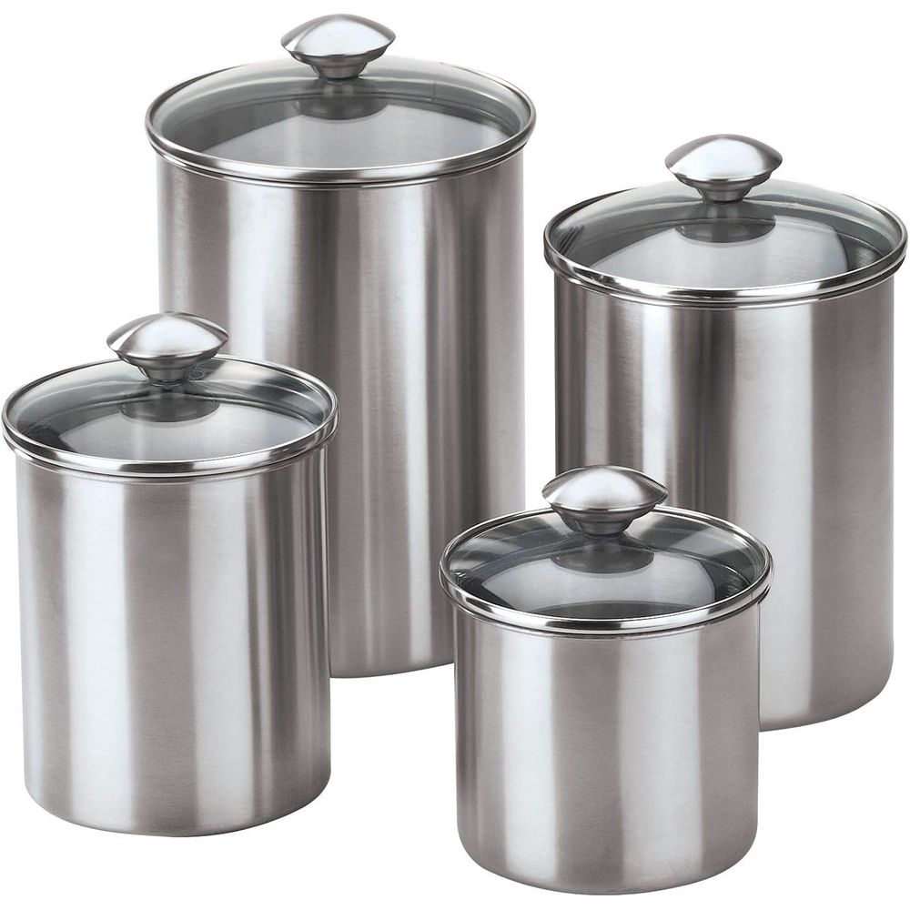 4-Piece Stainless Steel Food S - Coffee And Tea Glass 评论和价格