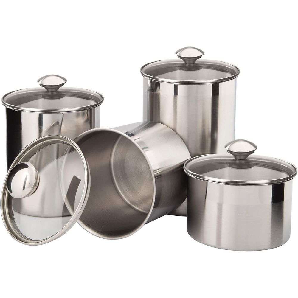 4-Piece Stainless Steel Food S - Coffee And Tea Glass 评论和价格