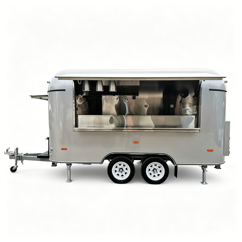 Food Truck Trailer Street Cate - Coffee Tea Van 评论和价格