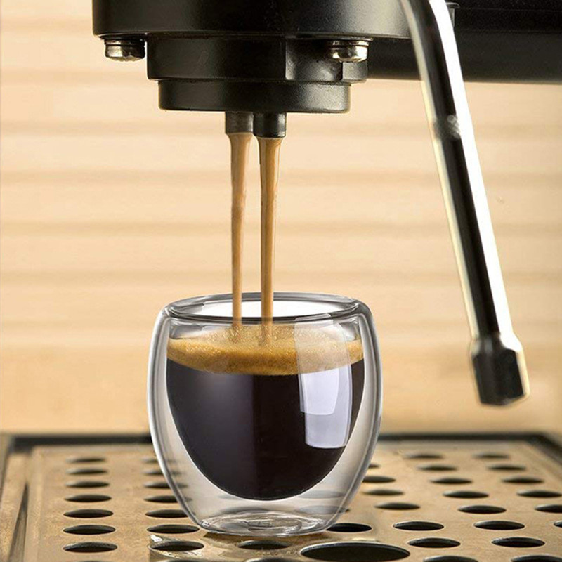 Double Walled Glass Coffee Mug - Coffee Tea Catering 评论和价格