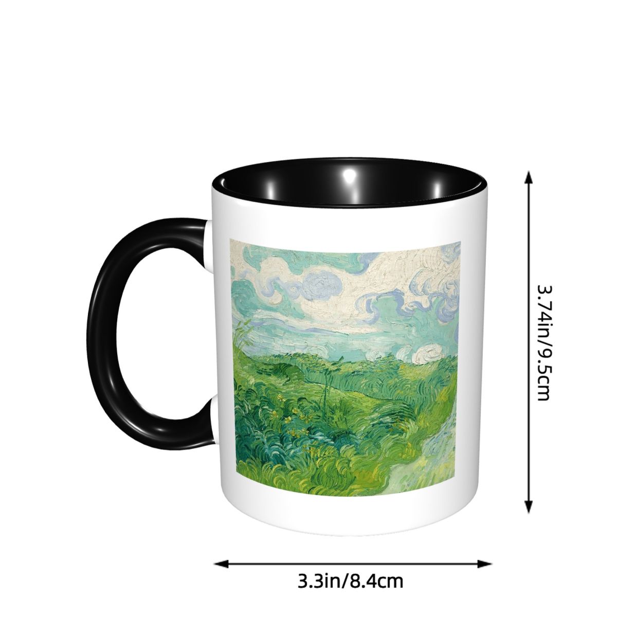 Green Wheat Fields, Auvers, Vi - Coffee Tea Van 评论和价格