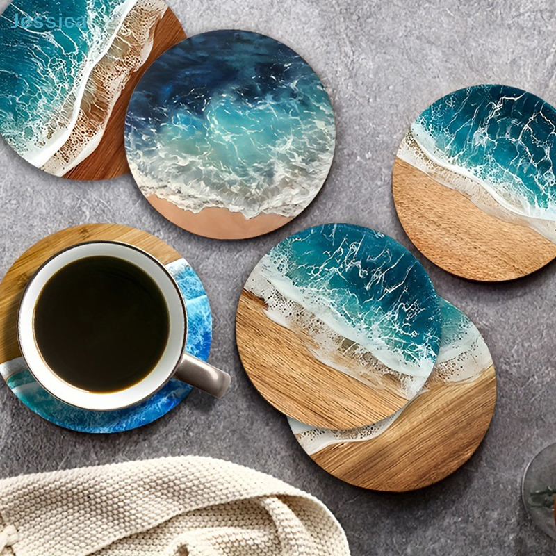 ♥Ocean Wave & Wood Grain Coast - Coffee Tea Catering 评论和价格